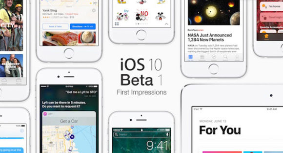 iOS-10 Beta 1
